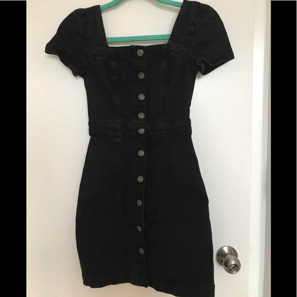 Primark Black Denim Dress